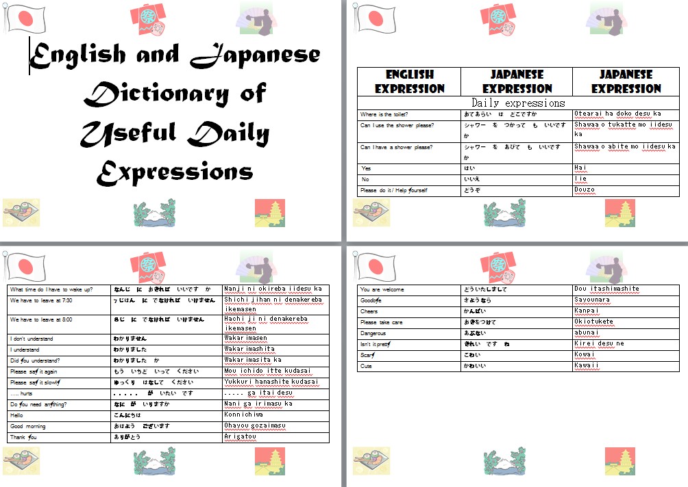 Learn Japanese PDF: Free Printable Lessons for Beginners Inside